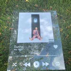 Glass Music song plaques